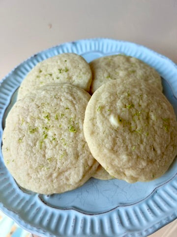Key Lime Pie White Chocolate Chip Cookies