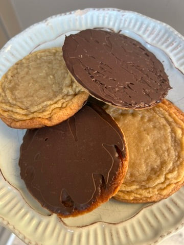 Chocolate Chipless Dipped Cookies