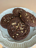 Mint Chip Double Chocolate Chip Cookies